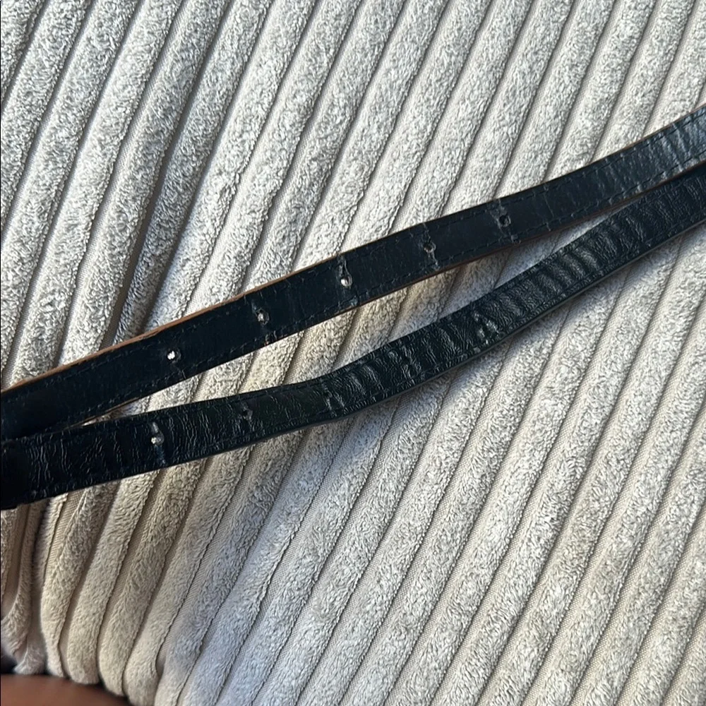 Braided Leather Belt Set - Black and Brown
